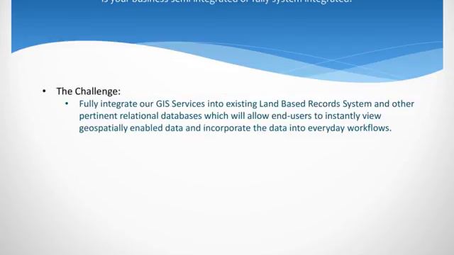 A GIS Manager’s Dialogue Is Your Business Semi integrated or Fully System Integrated смотреть онлайн