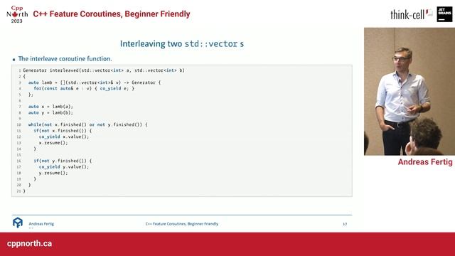 C++ Feature Coroutines, Beginner Friendly - Andreas Fertig - CppNorth 2023 смотреть онлайн