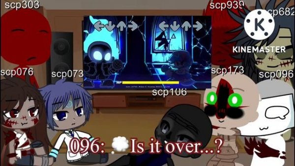 DANGEROUS SCP characters React To Indie Cross MOD Part Final!!! (Nightmare Songs)