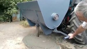 W Бетономешалка навесная на трактор МТЗ (гидропривод)