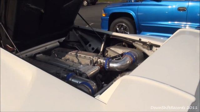 1991 Lamborghini Diablo Arrival, Start Up, Engine Run (OPEN ENGINE), Departure @ Cars & Coffee смотреть онлайн