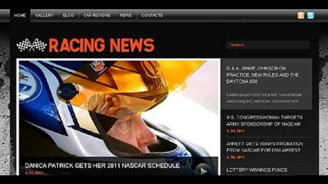 Preview Black _ White Car Racing Joomla Template by Oldman смотреть онлайн