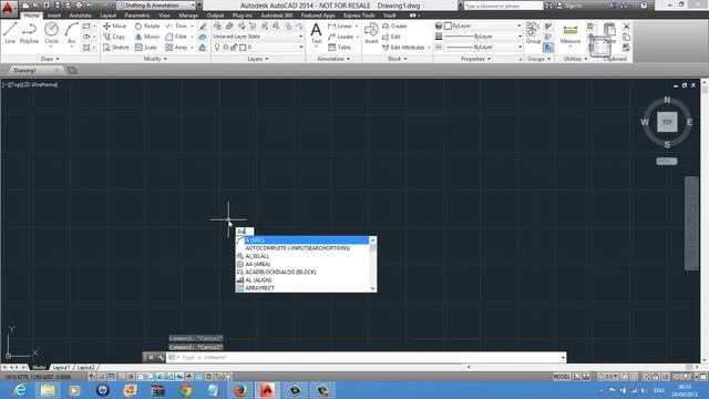 AutoComplete in AutoCAD 2014 смотреть онлайн