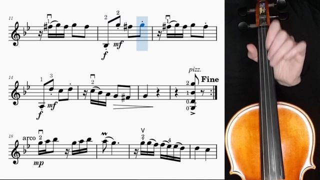La Cumparsita Violin and Piano Accompaniment. Practice Video. 2 speeds. Play Along смотреть онлайн