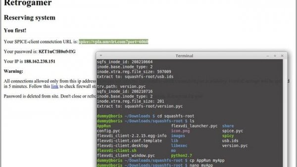 Connecting isolated QEMU VM to client-side Internet with FlexVDI & Squid Proxy + Mining