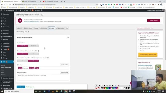 Yoast SEO Plugin Complete Setting Step by Step Guide in Hindi AG Digital World смотреть онлайн