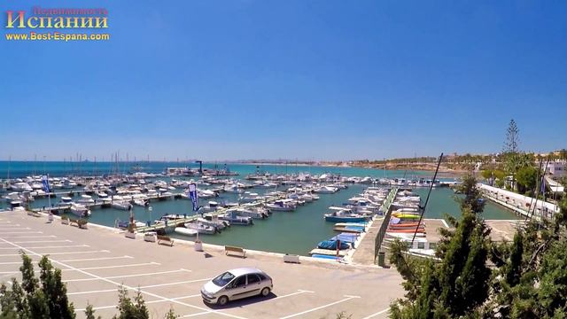 Недвижимость в Испании у моря, вилла с бассейном в Пилар де Орадада смотреть онлайн