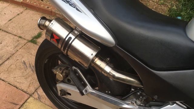 98 Honda hornet 600 cb600f BLACKWIDOW EXHAUST SLIP ON SLIPON CAN смотреть онлайн