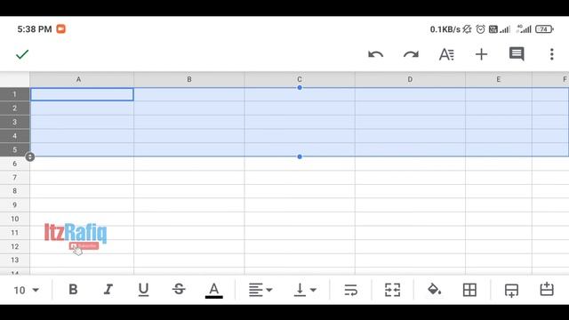 How to change the Row height and Column width in Google sheets mobile смотреть онлайн