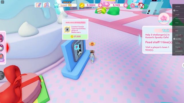 BADTZ-MARU IS HERE! Birthday Code Locations, Outfits, Limited Items | My Hello Kitty Cafe || ROBLOX смотреть онлайн