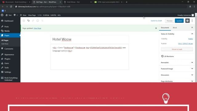 Share the booking calendar to your wordpress website смотреть онлайн