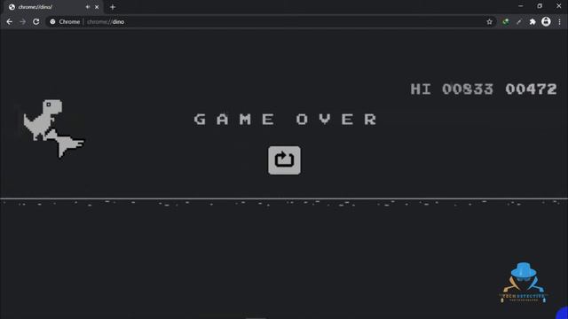 How To Play Google Chrome Dinosaur Game -2021 смотреть онлайн