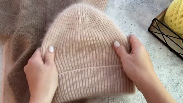 Шапка из пуха норки, на подкладе, с отворотом!!! смотреть онлайн