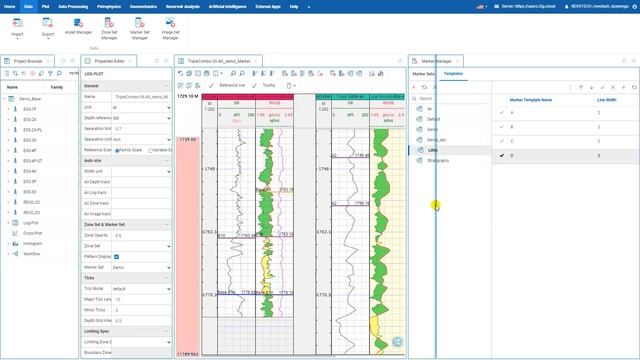 #12_7 Log-Plot - Work with Marker - Correlation - Petrophysics Software| Well Insight | i2G Platfor смотреть онлайн
