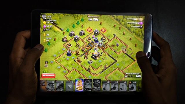 CLASH of CLANS On Apple iPad😍 || iPad Air 3 смотреть онлайн