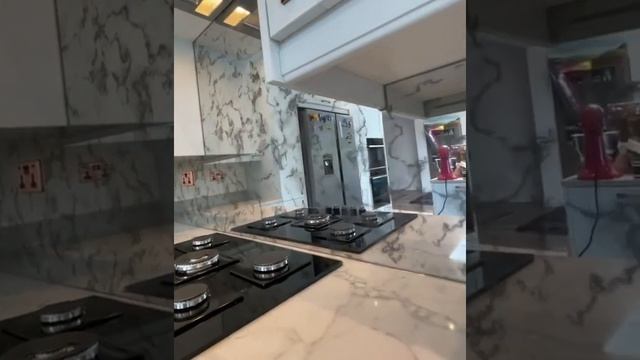 Скинали для кухни с эффектом античного зеркала. смотреть онлайн