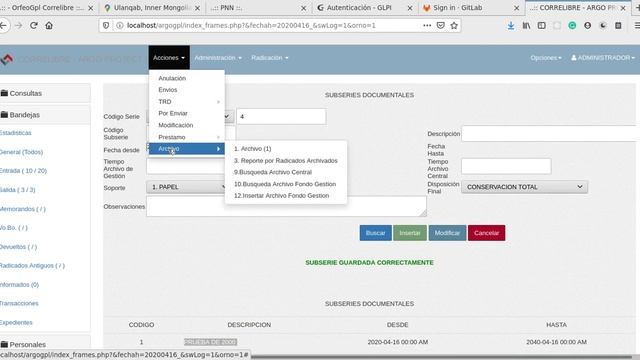 Como crear la serie documental en el SGD-Orfeo смотреть онлайн