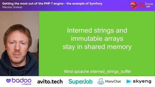 Getting the most out of the PHP 7 engine — the example of Symfony / Nicolas Grekas (Symfony) смотреть онлайн