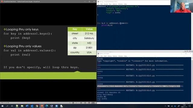 Python: Dictionaries 2 & 3 смотреть онлайн