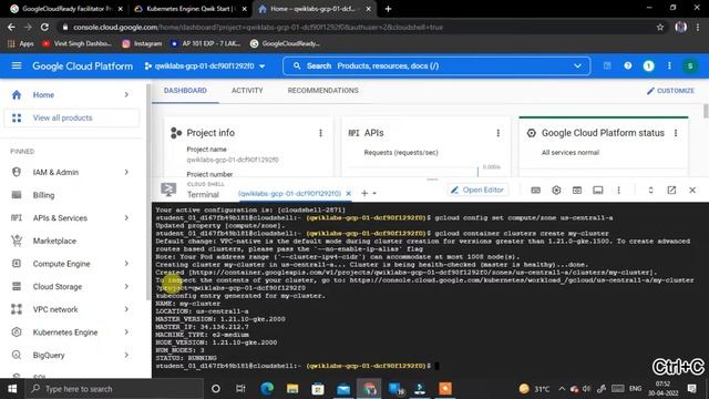 TRACK 1 | Quest 1 | LAB 4 | Kubernetes Engine : Qwik Start | Full Explanation + solution in Hindi | смотреть онлайн