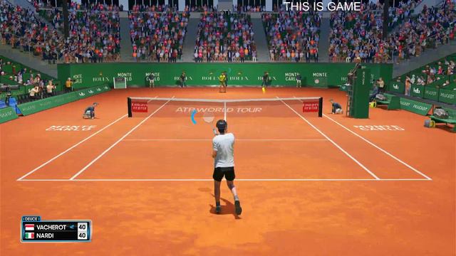 Valentin Vacherot vs Luca Nardi ⚽ Monte-Carlo Masters (11/04/2023) 🎮 gameplay on AO tennis 2 смотреть онлайн