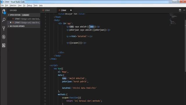 d. methods (tutorial vue js indonesia) смотреть онлайн
