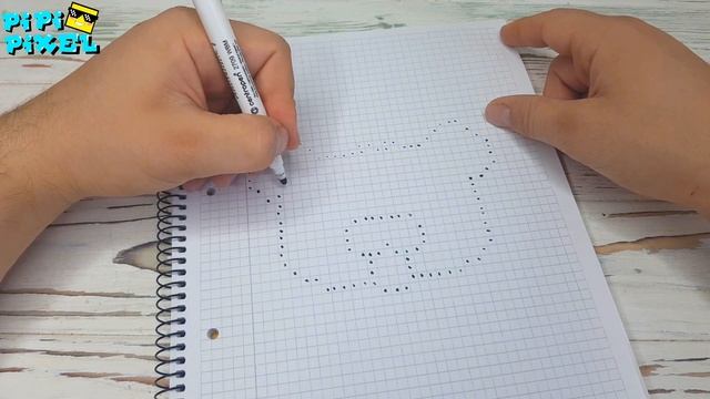 РОЗОВЫЙ МЕДВЕДЬ из ФОРТНАЙТ PIXEL ART !!! РИСУНКИ ПО КЛЕТОЧКАМ fortnite смотреть онлайн