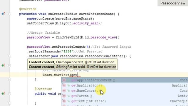 How to Implement Passcode View in Android Studio | PasscodeView | Android Coding смотреть онлайн