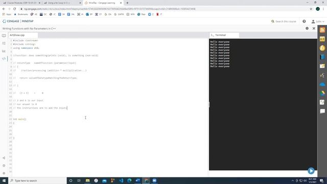 29. Week 6 - Writing Functions with No Parameters in C++ смотреть онлайн