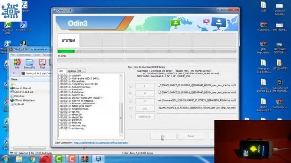 How to Flash Samsung Galaxy J1 (2016) SM-J120H with Odin 4 Files Android 5.1.1 Lollipop