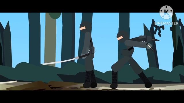 Samurai vs Ninja ( Stick nodes animation) смотреть онлайн