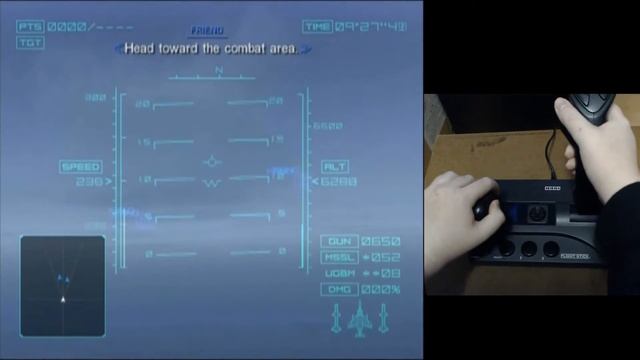 Hori Ace Combat 04: Shattered Skies Analog Flight Stick Controller (PlayStation 2) Review gameplay смотреть онлайн