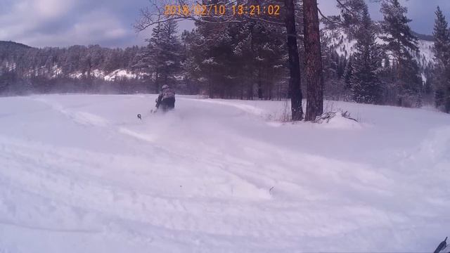 10.02.2018. Поход от Полигона до Турбазы. Часть 4.