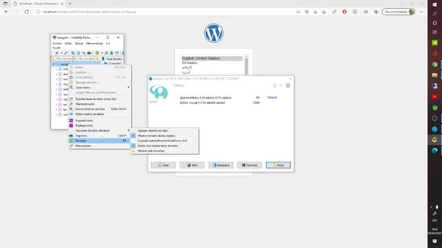 CMS Wordpress install fast in laragon/localhost смотреть онлайн