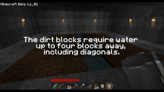 Minecraft Underground Farm (With Torches) Tutorial смотреть онлайн