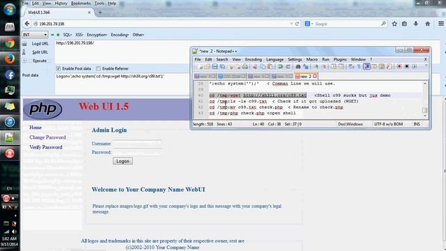 Remote Upload Shell With RCE and WGET смотреть онлайн
