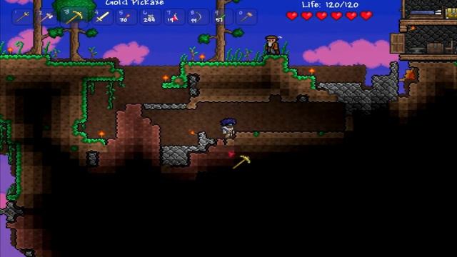 Terraria - Grappling Hook and the Nurse (LP E4) смотреть онлайн