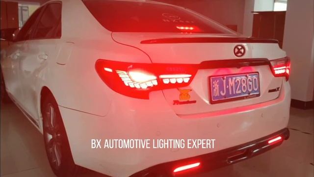 Toyota Mark X Grx130 2012 | LED Taillamp Dragon Scale Design All new | Scanning Welcome Mode смотреть онлайн