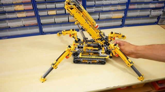 ЛЕГО Техник 42097 Передвижной гусеничный кран ОБЗОР смотреть онлайн