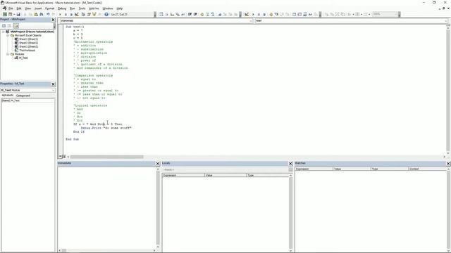 VBA in Microsoft Excel - 5. VBA operators. If, elseif and select case (switch) statements. смотреть онлайн