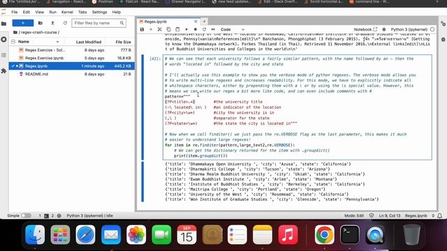 Regex Crash Course | how to create regular expressions смотреть онлайн