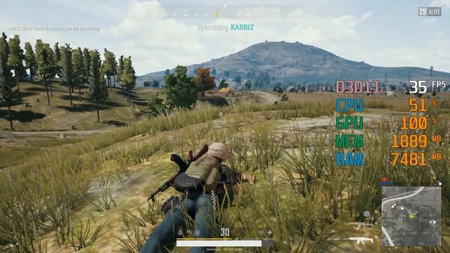 AMD Radeon R7 260X -- Intel Core i5-3470 -- PUBG FPS Test Erangel Low смотреть онлайн