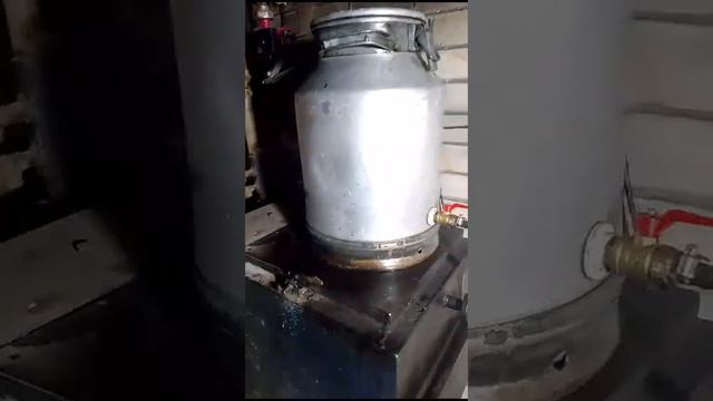 Горелка на отработанном масле . Видео от клиента. смотреть онлайн