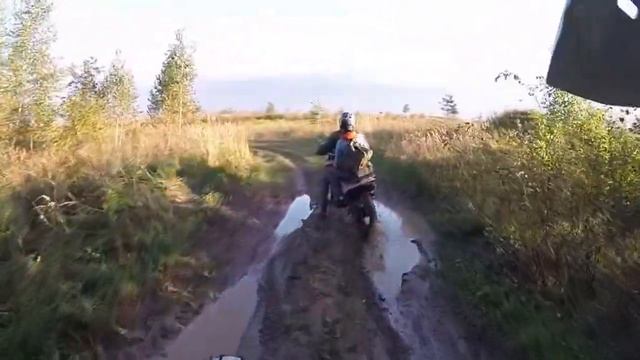 Покатушки на пите 3.Gopro Hero 4. упал в грязь..... смотреть онлайн