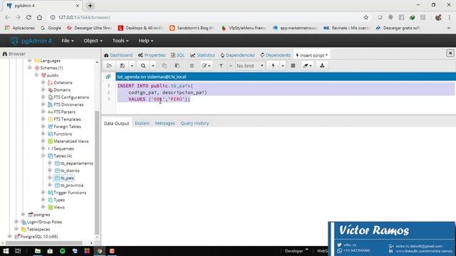 07 Insertar registro a tablas PostgreSQL смотреть онлайн
