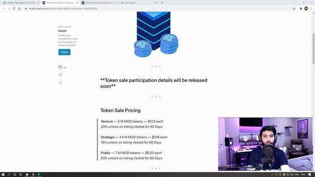Modefi Decentralized Aggregated Oracle - Public Sale Started !!!! смотреть онлайн