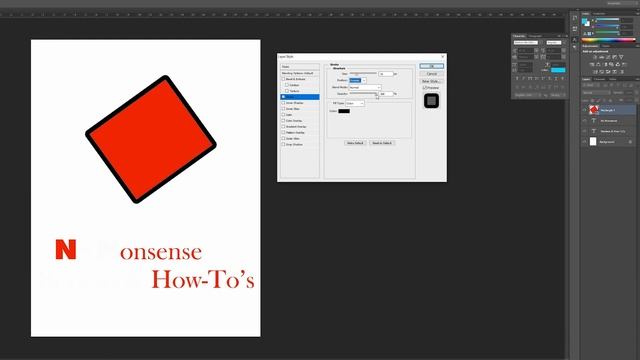 How To Add Borders To Pictures & Shapes In Adobe Photoshop CS6 смотреть онлайн