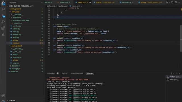 W5D3 django projects and apps part 1 смотреть онлайн