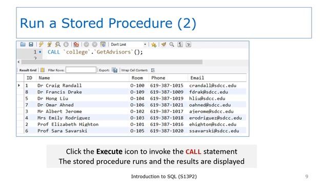 Introduction to SQL, Session 13, Part 2 смотреть онлайн