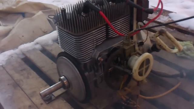 Заводим двигатель от бурана смотреть онлайн